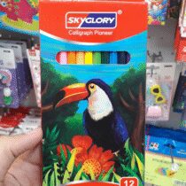 مداد رنگی 12 تایی Skyglory