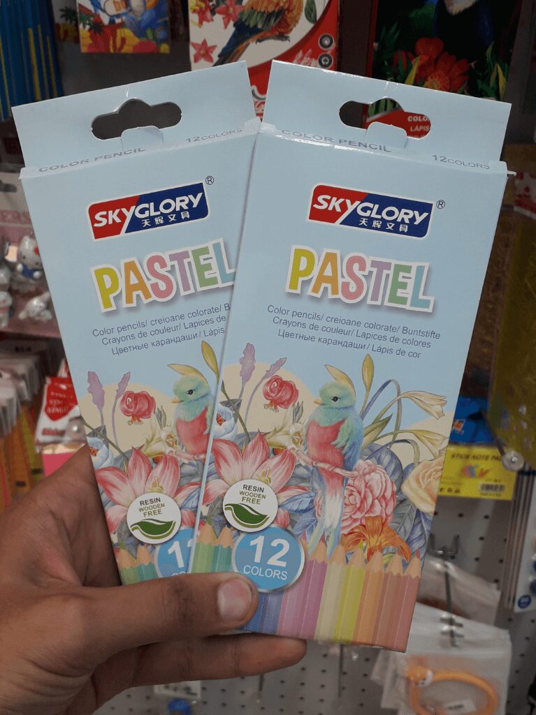 مدادرنگی 12 تایی pastel-skyglory