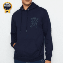 هودی کلاهدار مردانه ترندیول من TRENDYOL MAN اورجینال رنگ سورمه ای