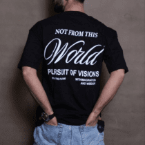 تیشرت مشکی لش مردانه چاپ زل طرح ترک پینترستی در 3سایز