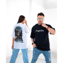 تیشرت لش چاپ زل مردانه طرح ترک آنجل Angelus در 3 سایز سفید