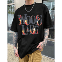 تیشرت لش چاپی مردانه طرح ترک چاپ زل در 3 سایز مشکی