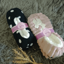 پاپوش مخمل طرحدار S&S اورجینال وارداتی مدل Slippers دو رنگ کد 5