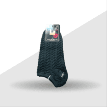 جوراب مچی زنانه نخی طرحدار کد paris رنگ مشکی