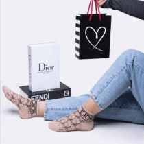 جوراب مچی زنانه طرح دیور Dior