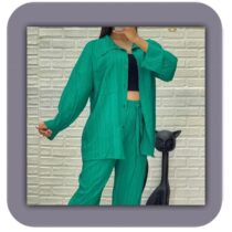 ست شومیز و شلوار اسپرت زنانه آیوا کد 1428