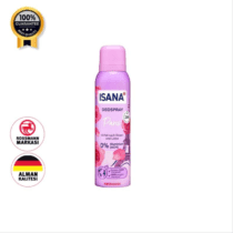 اسپری دئودرانت زنانه ایسانا Isana اورجینال گل رز حجم 150 میل پیش خرید نقدی از ترکیه