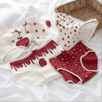 شورت اسلیپ زنانه عروسکی وارداتی طرح قلب و توت فرنگی اوژن مال XL