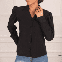 شومیز زنانه آستین پرنسسی مشکی برند Armonika