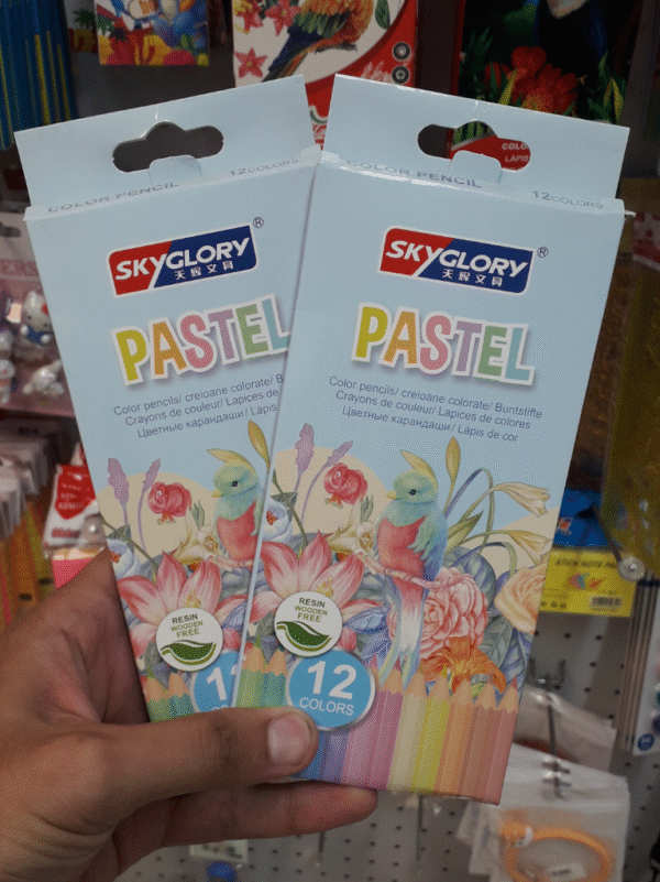 مدادرنگی 12 تایی pastel-skyglory