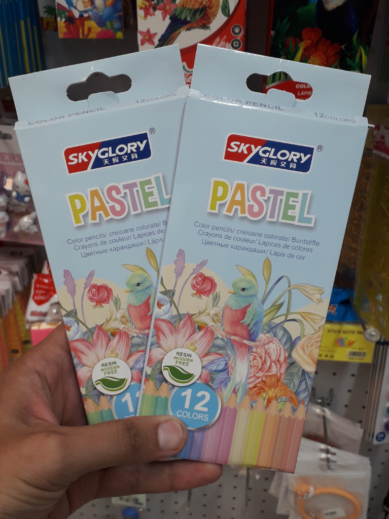 مدادرنگی 12 تایی pastel-skyglory
