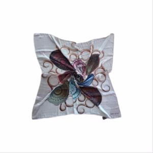 روسری مام ابریشمی چاپ دیجیتال قواره دار