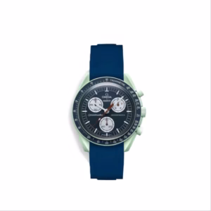 ساعت امگا سواچ مدل سفر به زمین بند رابر omega swatch