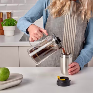 ماگ مسافرتی استیل ایکیا مدل ENVALDIG