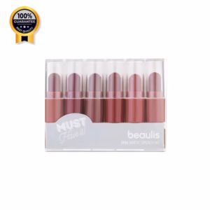 رژ لب مینی مات بیولیس Beaulis اورجینال پک 6 تایی کد 227