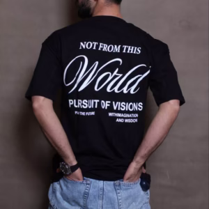 تیشرت مشکی لش مردانه چاپ زل طرح ترک پینترستی در 3سایز