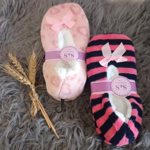 پاپوش مخمل طرحدار S&S اورجینال وارداتی مدل Slippers دو رنگ کد 2