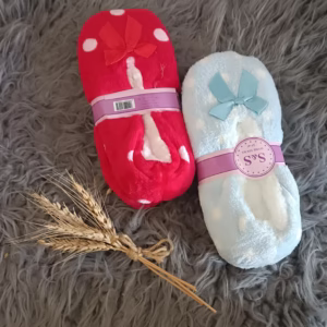 پاپوش مخمل طرحدار S&S اورجینال وارداتی مدل Slippers دو رنگ کد 1