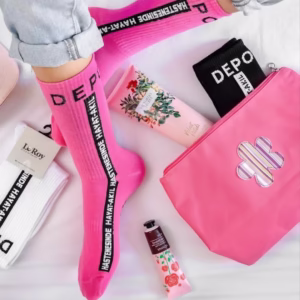 جوراب زنانه ساقدار ورزشی فونتی طرح DEPO در 3 رنگ