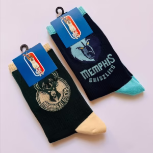 جوراب نخ پنبه ساقدار اسپرت ممفیس گریزلی دو رنگ