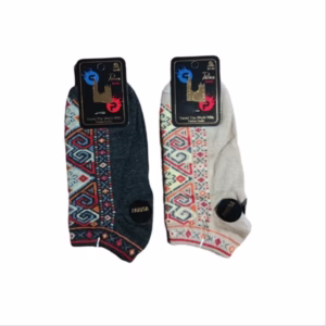 جوراب سنتی مچی کوتاه اسپرت کد Paris بسته 2 عددی