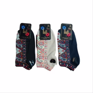 جوراب سنتی مچی کوتاه اسپرت کد Paris بسته 3 عددی