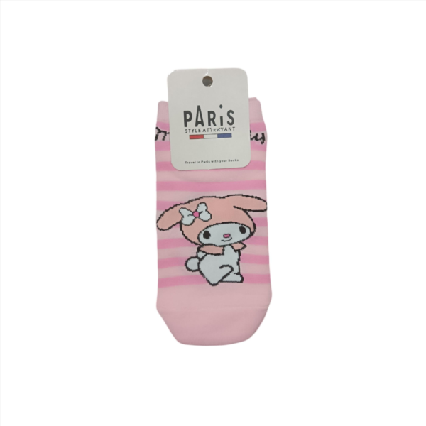 جوراب مچی فانتزی نخی طرح هلو کیتی Hello kitty