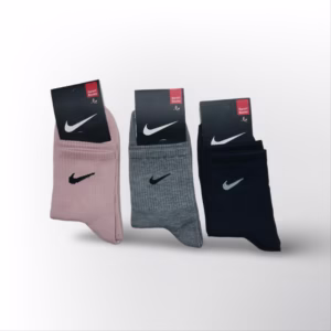 جوراب نایکی ساقدار اسپرت نخی بسته 3 عددی