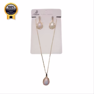 نیم ست گوشواره و گردنبند دونیل Doneel وارداتی طرح اوپال کد 1