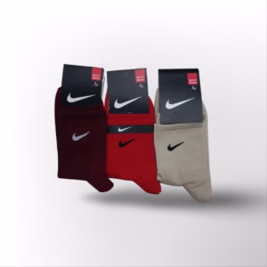 جوراب نایکی ساقدار اسپرت نخی در 3 رنگ