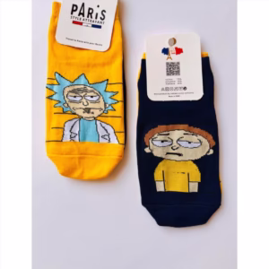 جوراب مچی فانتزی تا به تا طرح ریک و مورتی