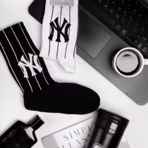 جوراب NY ساقدار اسپرت نخ پنبه 2 رنگ