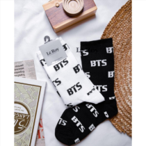 جوراب ساقدار ورزشی طرح بی تی اس BTS در 2 رنگ