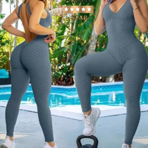 لباس ورزشی آنتی سلولیت طرح اروپایی کد 1018(یکسره)