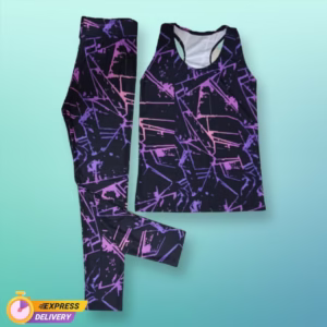 ست لباس ورزشی فلامنت زنانه مدل چاپی کد T.t004