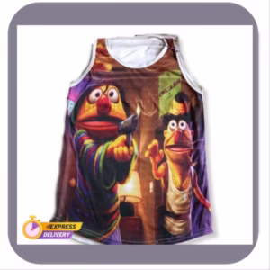 تیشرت زنانه بدون آستین مدل چاپی کد 005