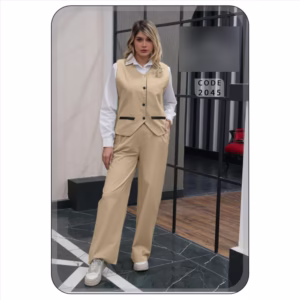 ست وست و شومیز و شلوار اسپرت لینن وارداتی در 3 رنگ