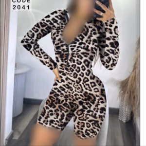 یکسره شورتکی پلنگی اسپرت پارچه وارداتی در 3 رنگ