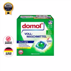 کپسول شوینده ماشین لباسشویی دومول DOMOL اورجینال 22 عددی