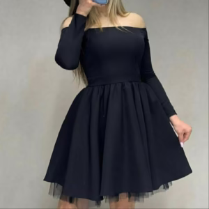 پیراهن عروسکی باربی زیر تور دار زنانه کد M.n