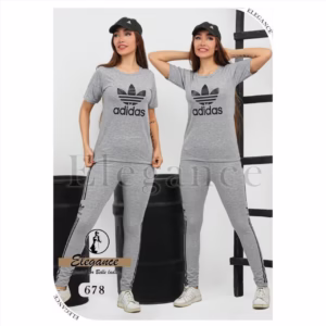 ست تیشرت شلوار راحتی زنانه Adidas کد 678