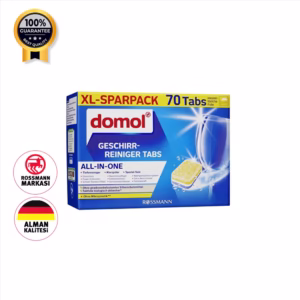 قرص ماشین ظرفشویی همه کاره آلمانی دومول DOMOL اورجینال 70 تایی