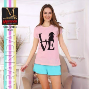 ست تیشرت شلوارک زنانه ماراندا کد 3211