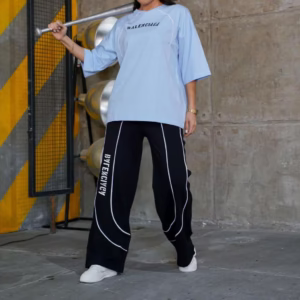 ست تیشرت شلوار زنانه بالنسیاگا BALENCIAGA در رنگبندی