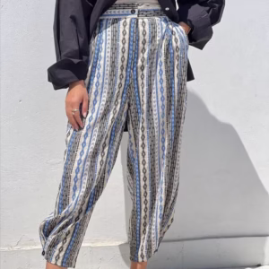 شلوار مام استایل زنانه طرح سنتی در رنگبندی