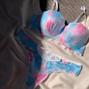 ست شورت سوتین اسفنجی پری دریایی کاپ B کد 1