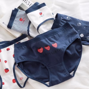 شورت عروسکی اسلیپ زنانه وارداتی طرح توت فرنگی سایز XL