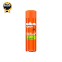 فوم اصلاح ژیلت Gillette اورجینال مدل Fusion 5x اورجینال حجم 250 میل
