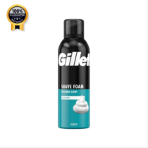 فوم اصلاح صورت ژیلت Gillette اورجینال مدل کلاسیک پوست حساس حجم 200 میل
