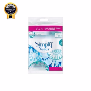 تیغ ژیلت GILLETTE اورجینال دو لبه سیمپلی ونوس بسته 12 عددی